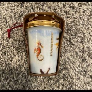 2015 Starbucks Siren Christmas Tree Ornament NIP Mini Cup Mug Tumbler